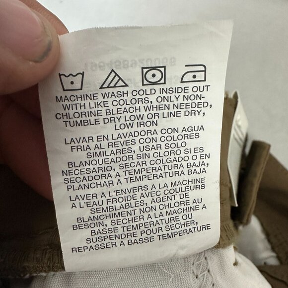 Lee Womens 5 Inch Comfort Waistband Shorts Size 6 Kangaroo Brown - Picture 7 of 10